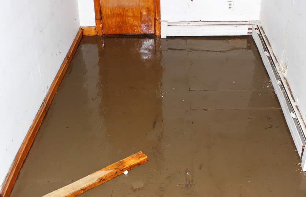 flooded basement