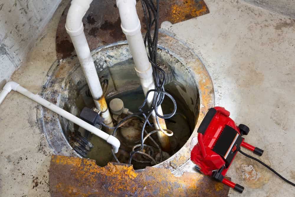 sump pump installation